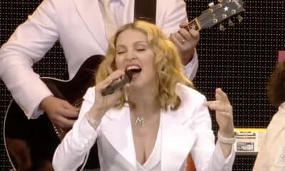 Madonna auprès des victimes d'attentats