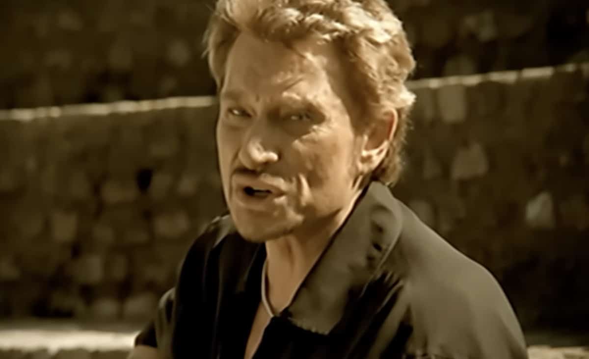 Johnny Hallyday en colère