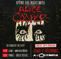 Alice Cooper annonce un deuxième concert à Paris 5