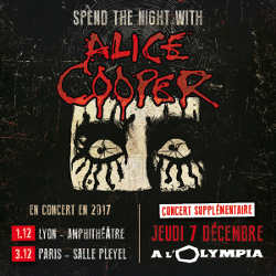 Alice Cooper annonce un deuxième concert à Paris 4