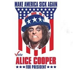 Alice Cooper se lance dans la présidentielle américaine 8