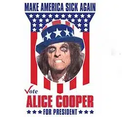 Alice Cooper se lance dans la présidentielle américaine 8