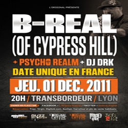 B-Real & Psycho Realm en concert au Transbordeur 5