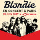 Blondie en concert à l'Olympia le 28 juin 2017 7