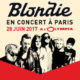 Blondie en concert à l'Olympia le 28 juin 2017 9