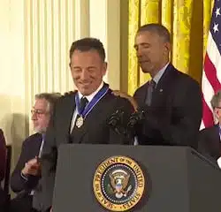 Le Boss reçoit la plus haute distinction civile américaine 4