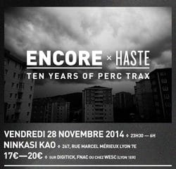 Le label PERC TRAX fête ses 10 ans à Lyon 8