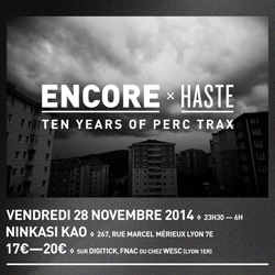 Le label PERC TRAX fête ses 10 ans à Lyon 5