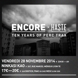 Le label PERC TRAX fête ses 10 ans à Lyon 4