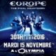 Europe en concert à l’Olympia le 15 novembre 2016 9