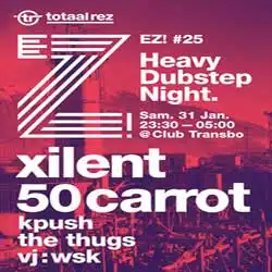 XILENT et 50 CARROT au Club Transbo de Lyon 16