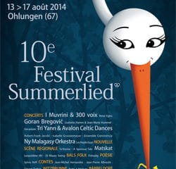 Découvrez le programme du Festival Summerlied 15