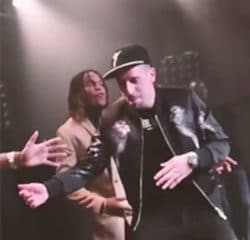 Franck Ribéry déchaîné au concert du rappeur MHD 10