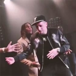 Franck Ribéry déchaîné au concert du rappeur MHD 4