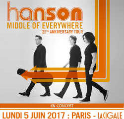 Les Hanson en concert à La Cigale le 5 juin 2017 8