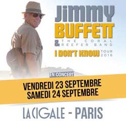 Jimmy Buffett en concert à la Cigale en septembre 23