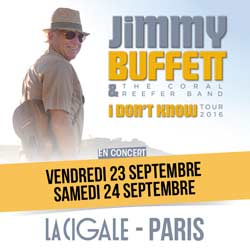 Jimmy Buffett en concert à la Cigale en septembre 10