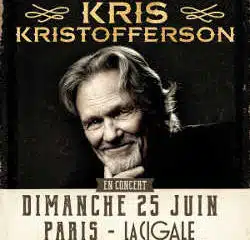Kris Kristofferson en concert à Paris le 25 juin 2017 11