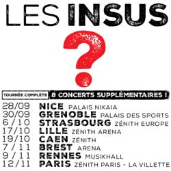 8 concerts supplémentaires pour les Insus 13