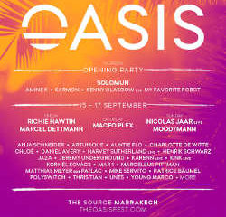 Programme Oasis Festival 2017 10