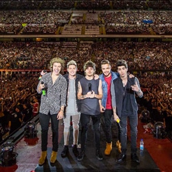 Les One Direction présentent le dvd live de leur dernière tournée 22