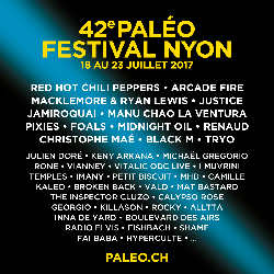 Programme complet Paléo Festival 2017 7