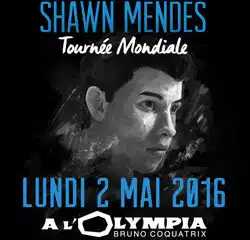 Shawn Mendes en concert le 2 mai 2016 à l'Olympia 5