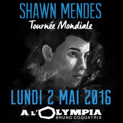 Shawn Mendes en concert le 2 mai 2016 à l'Olympia 16