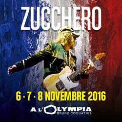 Zucchero sur la scène de l'Olympia en novembre 2016 11