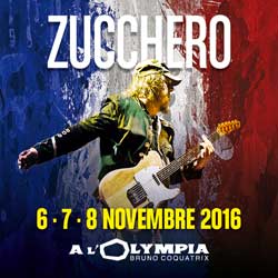 Zucchero sur la scène de l'Olympia en novembre 2016 7