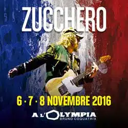 Zucchero sur la scène de l'Olympia en novembre 2016 13