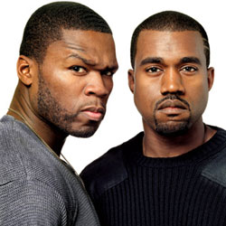 50 Cent et Kanye West sur la même scène 25