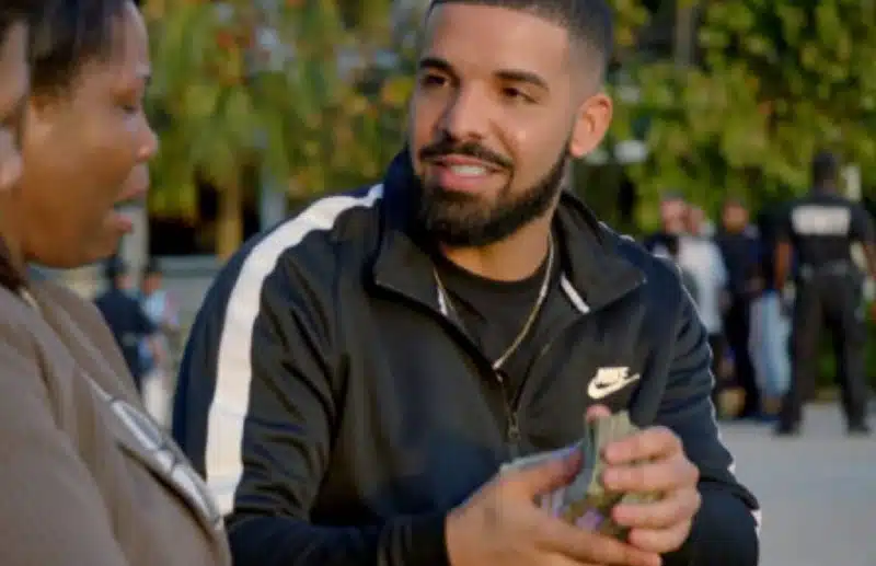 Dans son dernier clip Drake offre 1 million de dollars à des inconnus