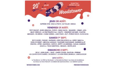 Découvrez le programme complet du festival Woodstower