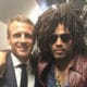 Lenny Kravitz et Emmanuel Macron se sont rencontrés pour une photo improbable
