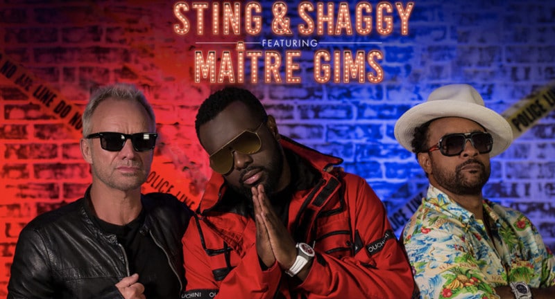 Découvrez le clip de Sting, Shaggy et Maître Gims, inspiré des séries télévisées et autres films policier