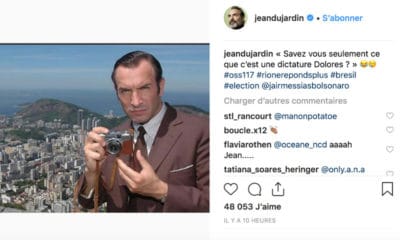 Ce dimanche, les Brésiliens ont voté pour le leader d’extrême droite. Une victoire moquée par Jean Dujardin