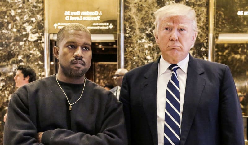 Kanye West semble revenir sur le soutien qu'il affiche à Donald Trump depuis son élection