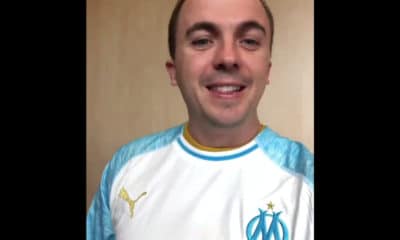 Présent dans la citée phocéenne, le héro de la série "Malcolm" adresse un message à l'Olympique de Marseille et ses supporters