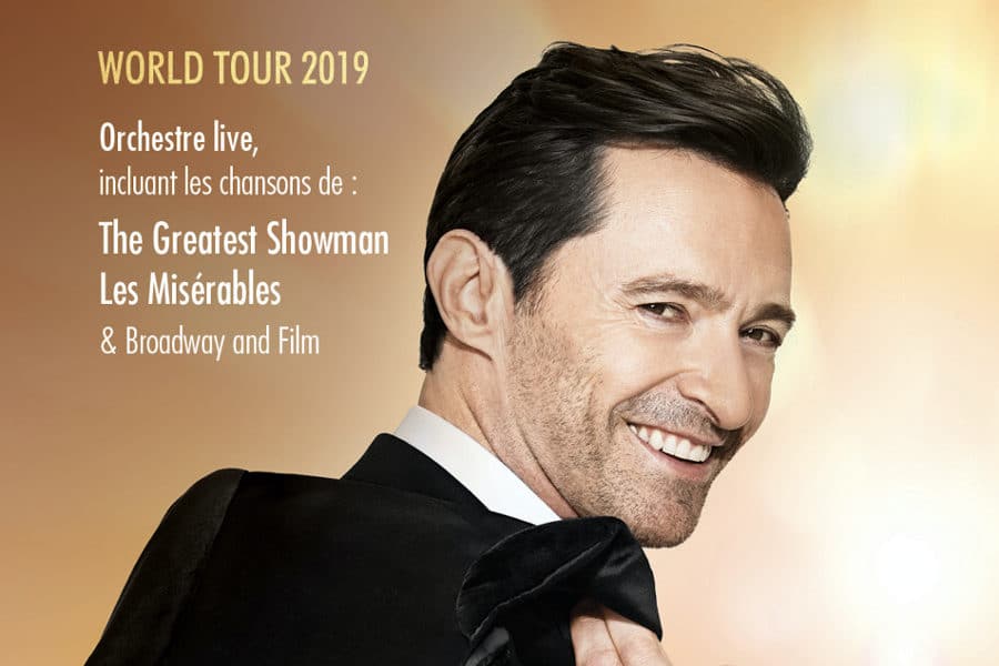 L'acteur Hugh Jackman vient d'annoncer les dates de sa tournée qui passera par l'AccorHotel Arena de Paris le 22 mai 2019