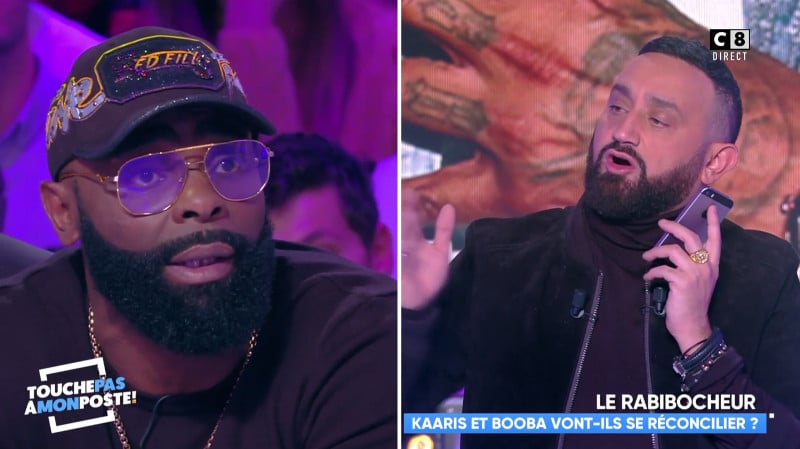 Booba et Kaaris se clash en direct chez Cyril Hanouna