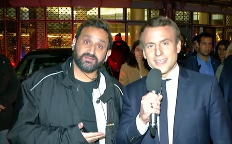 Cyril Hanouna félicité par Emmanuel Macron