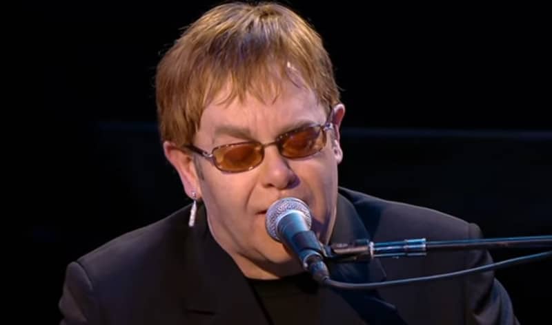 Elton John en concert le 29 juin 2019 au Stade de la Saussaz à Montreux