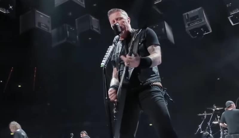 Metallica reprend en plein concert « Ma gueule » de Johnny Hallyday
