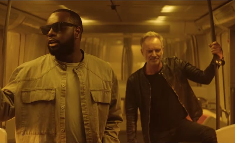 Maître Gims & Sting dévoilent enfin le clip de « Reste »