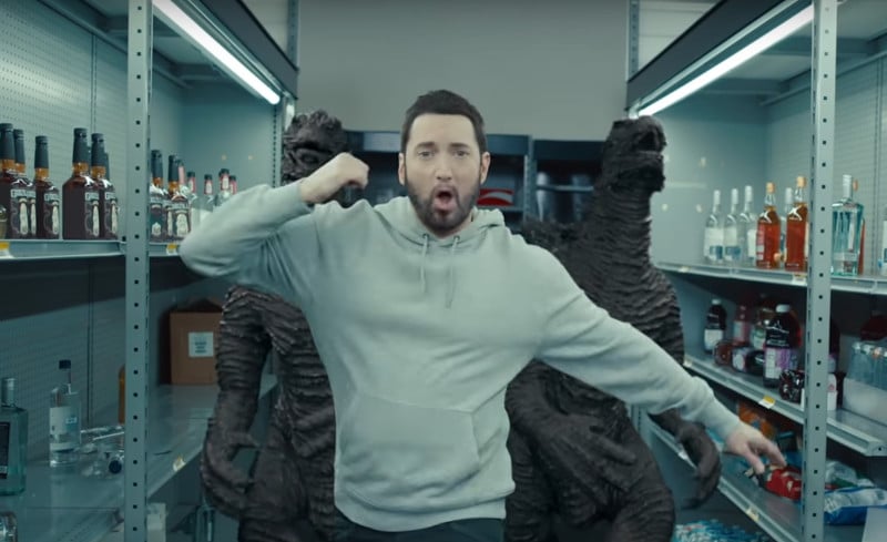 Eminem clip Godzilla