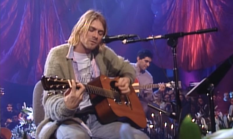 La guitare utilisée pour le concert « Unplugged » de Nirvana aux enchères