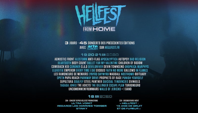 Le Hellfest From Home aura lieu du 18 au 21 juin 2020