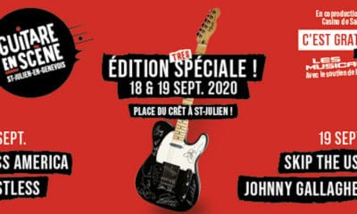 Cette année le festival Guitare en Scène est gratuit