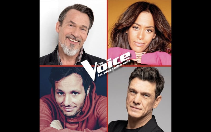 Florent Pagny et Vianney au casting de The Voice